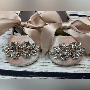 Baby rose gold shoes